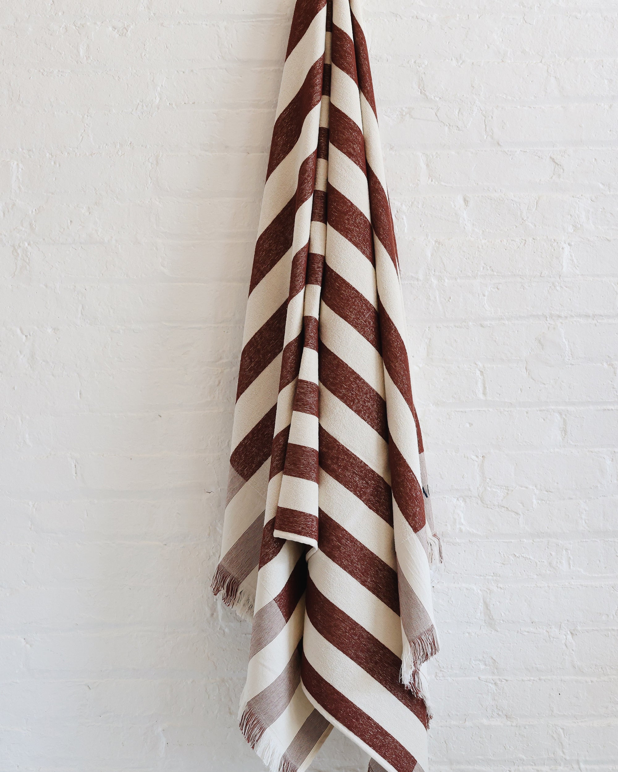 Plage Towel - Brown Stripe
