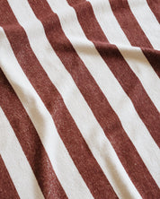Plage Towel - Brown Stripe