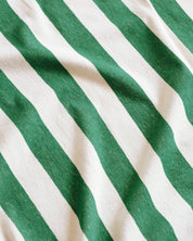 Plage Towel - Green Stripe