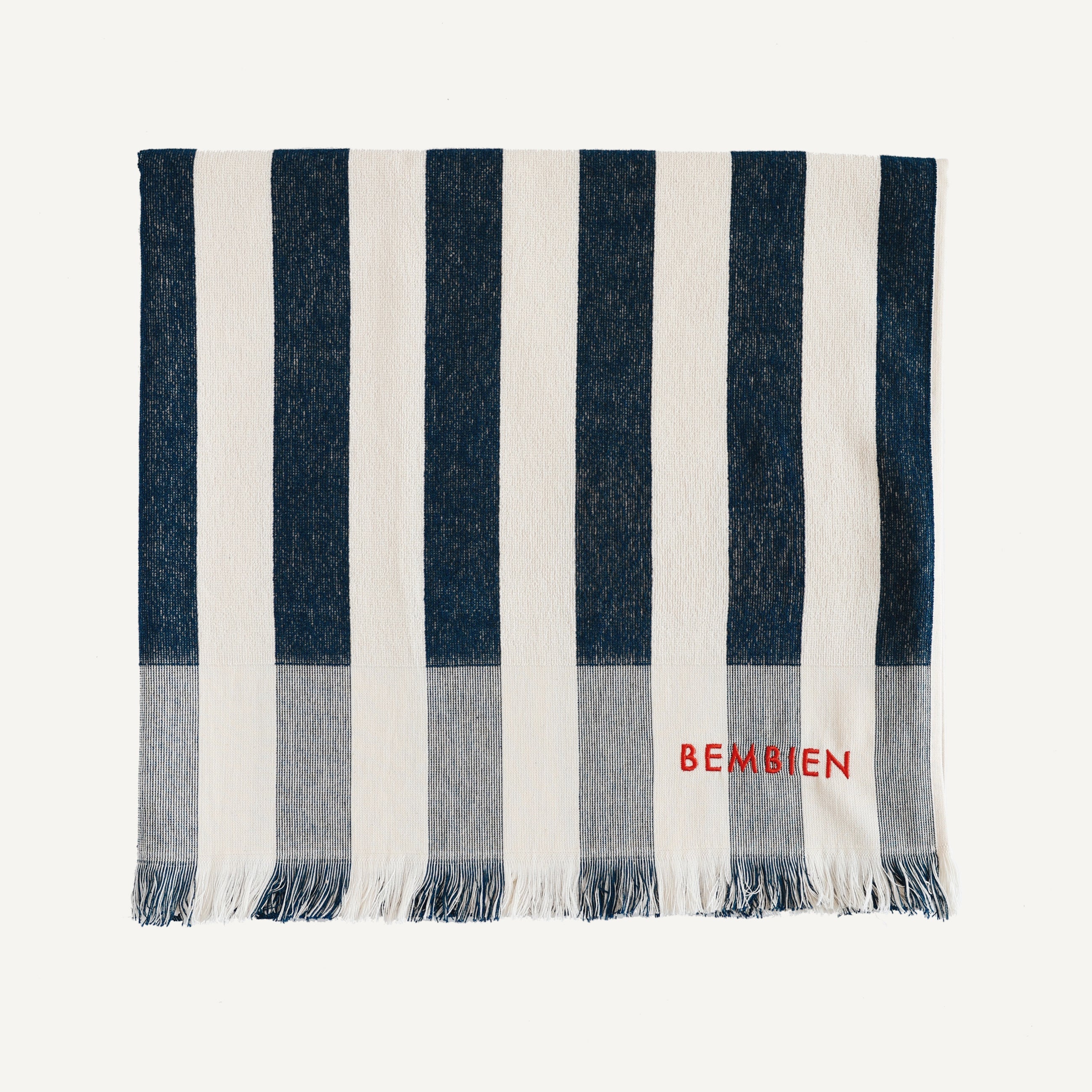 Plage Towel - Navy Stripe