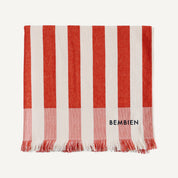 Plage Towel - Red Stripe