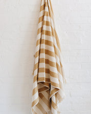 Plage Towel - Tan Stripe