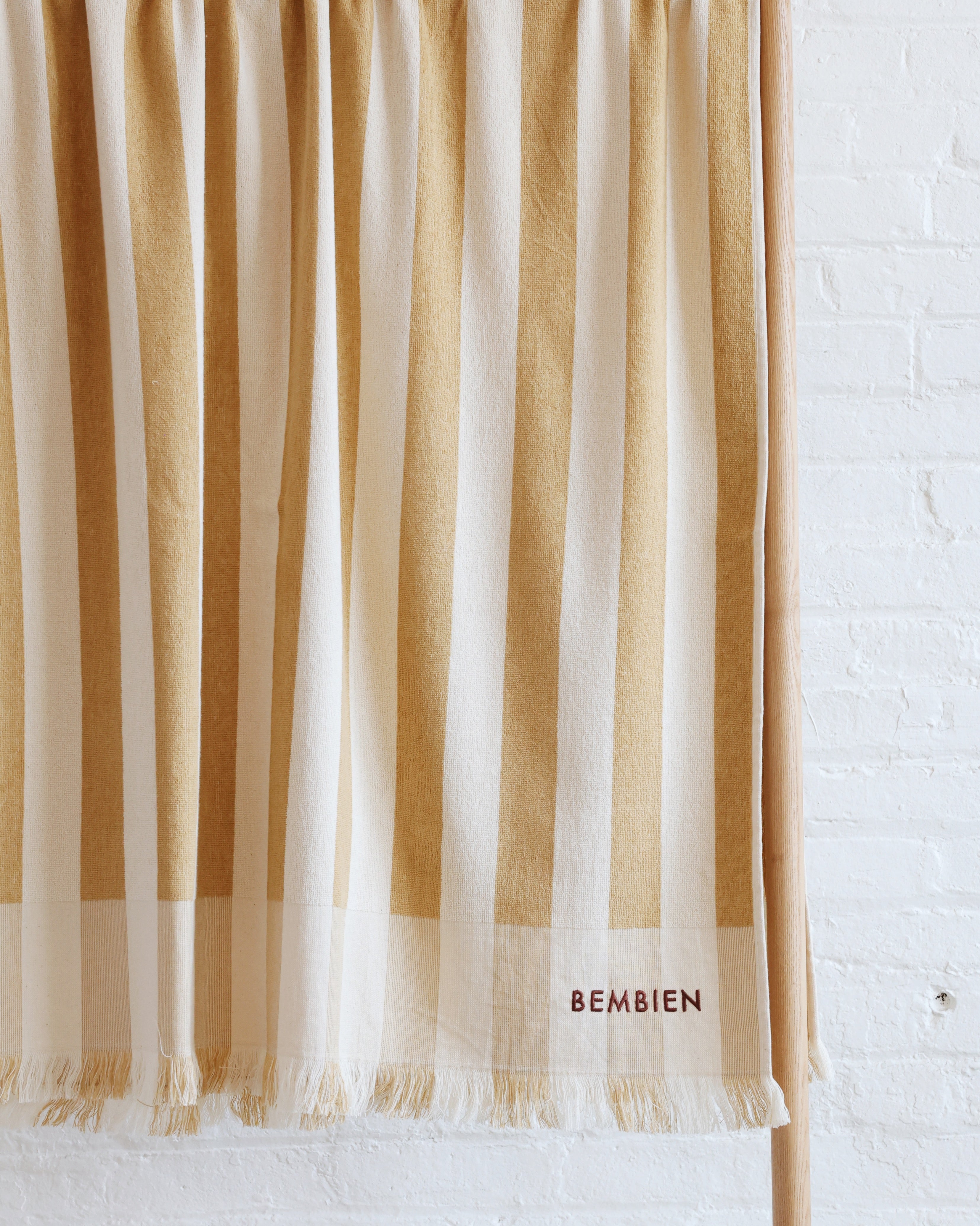 Plage Towel - Tan Stripe