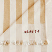 Plage Towel - Tan Stripe