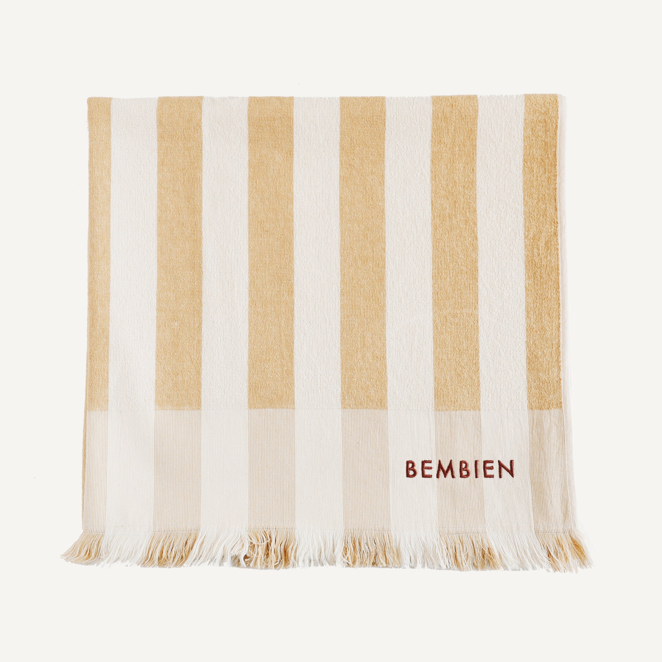 Plage Towel - Tan Stripe