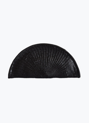 BEMBIEN Perla Clutch in Black woven leather womens