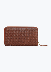 Bembien Luca Wallet in Sienna woven leather