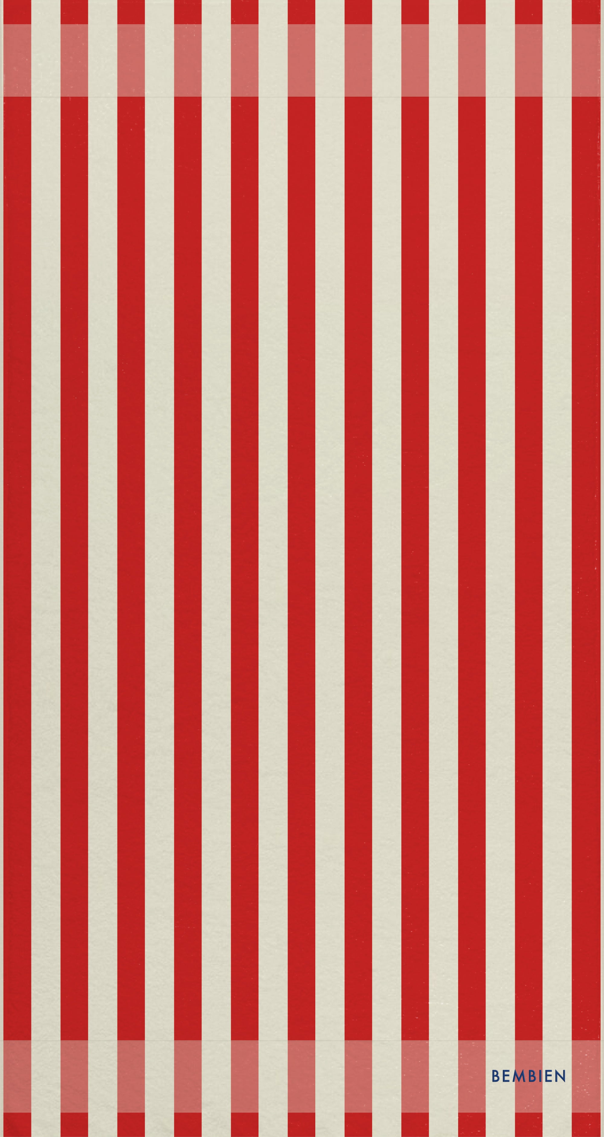 Plage Towel - Red Stripe