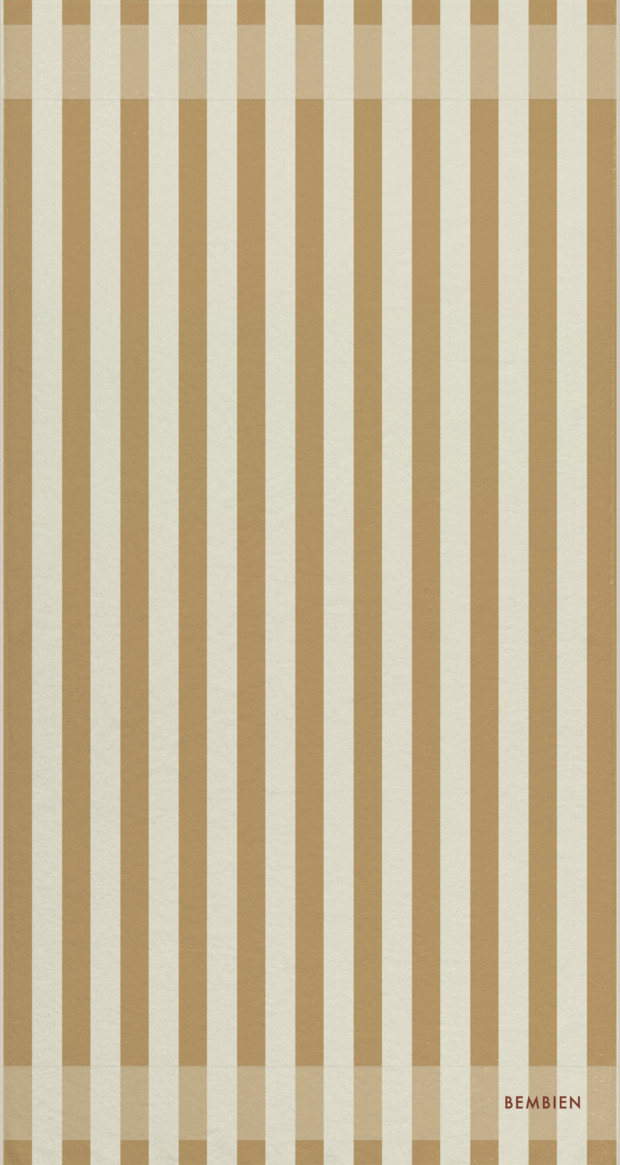 Plage Towel - Tan Stripe