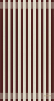 Plage Towel - Brown Stripe