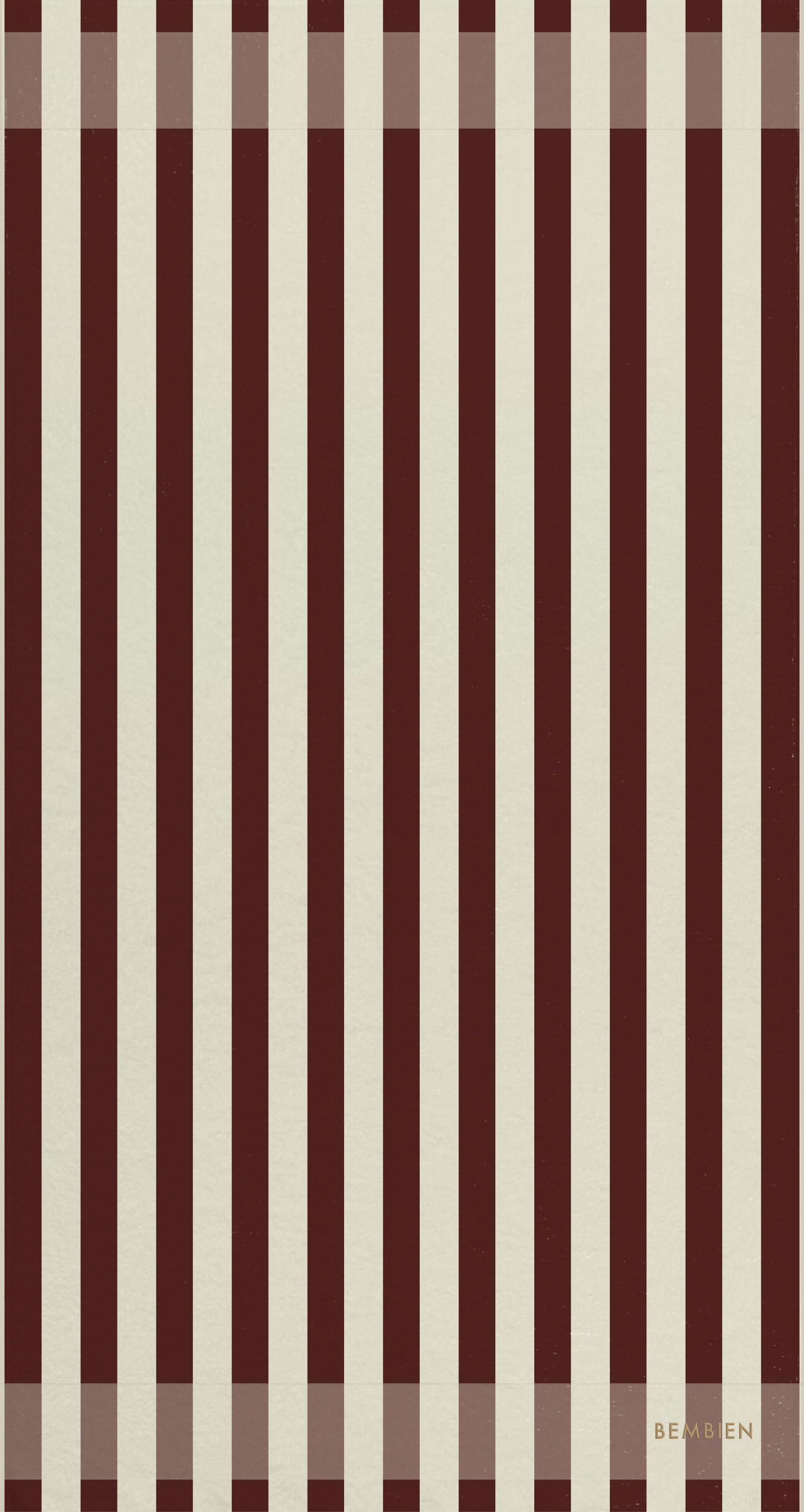 Plage Towel - Brown Stripe