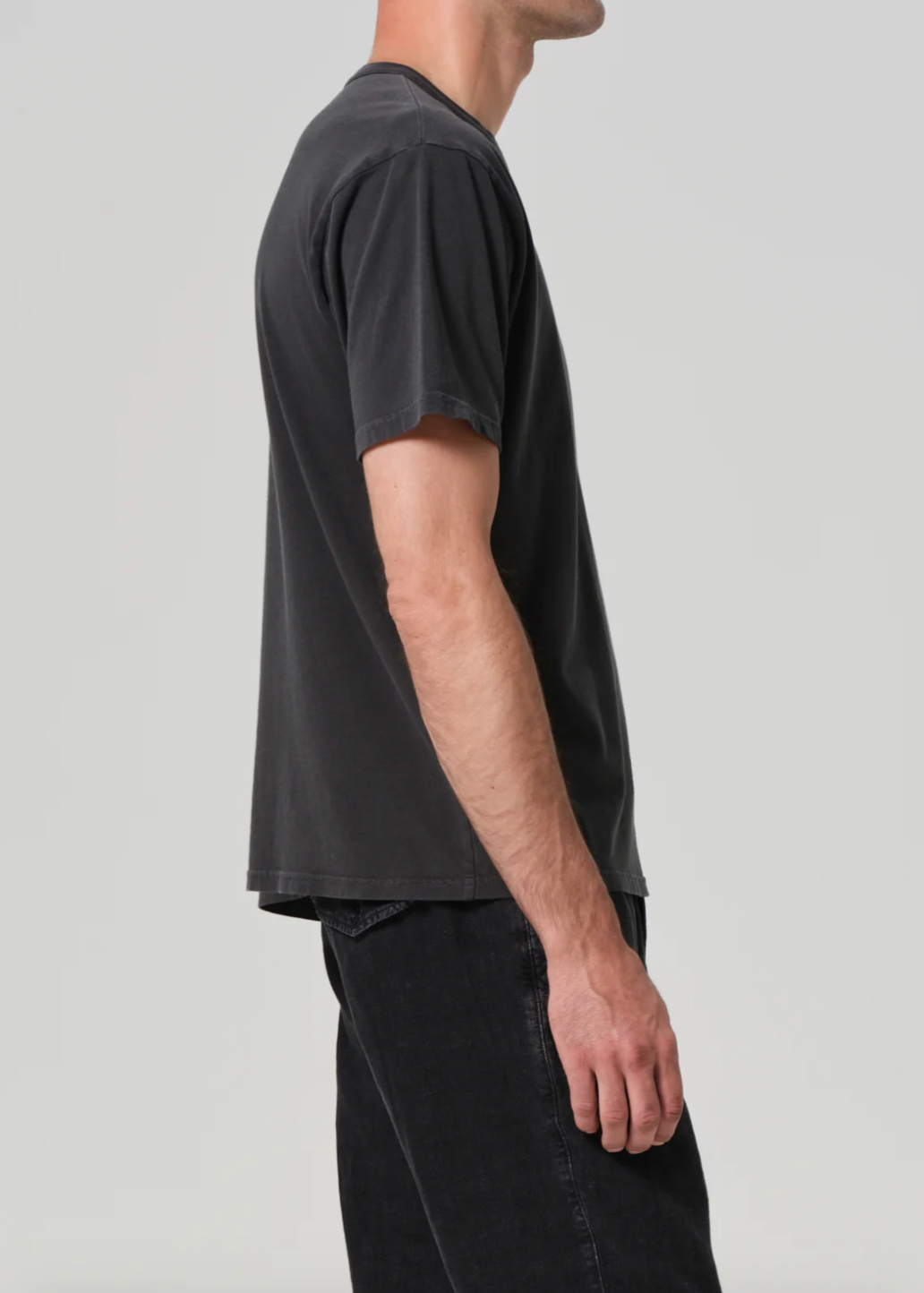 Box Tee in Charred Cedar