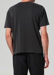 Box Tee in Charred Cedar