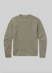 Waffle Crewneck in Fatigue