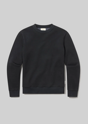 Vintage Crewneck Sweatshirt in Washed Black