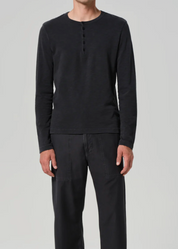 Classic Henley in Charred Cedar