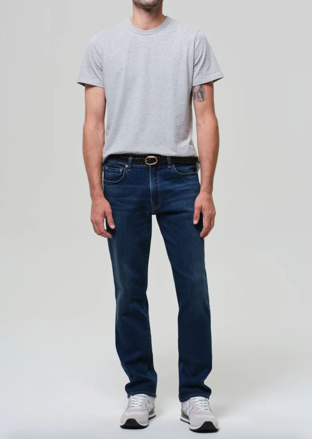 Elijah Straight Cashmere Denim in Condor