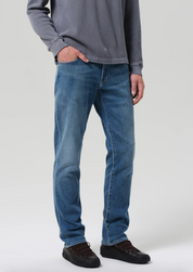 citizens of humanity mens Gage Slim Straight Cashmere Denim jeans in Anders wash
