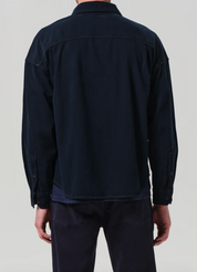 Shigoto Shirt Jacket in Dark Indigo