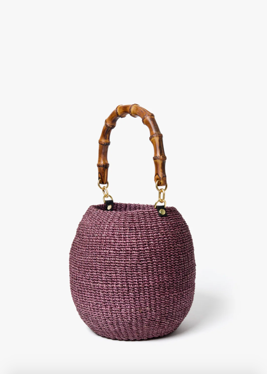 Straw Pot De Miel Bag in Plumingo