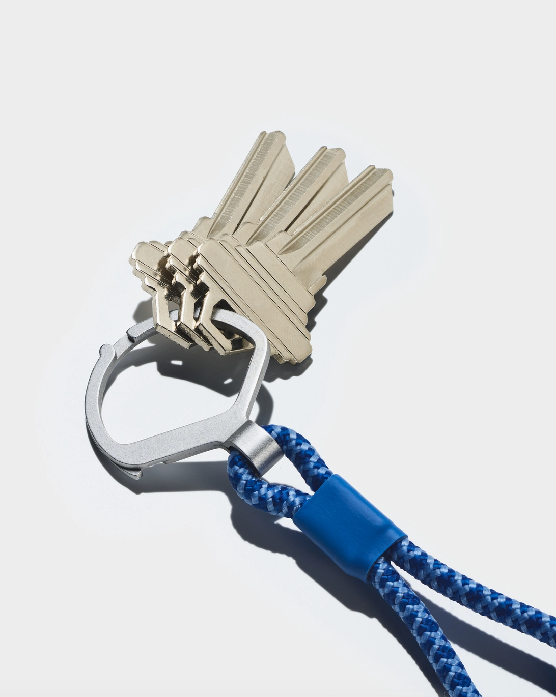 Rope Split Key Ring - Blue