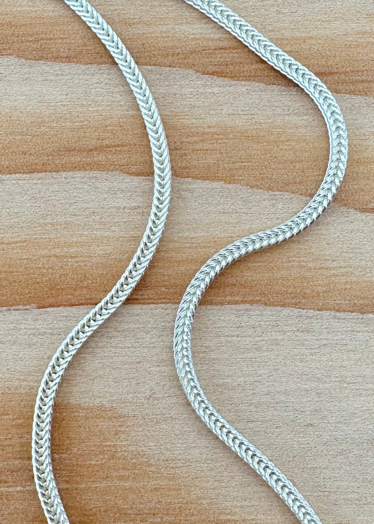 DUNTON ELLERKAMP jewelry Silver foxtail chain