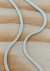 DUNTON ELLERKAMP jewelry Silver foxtail chain