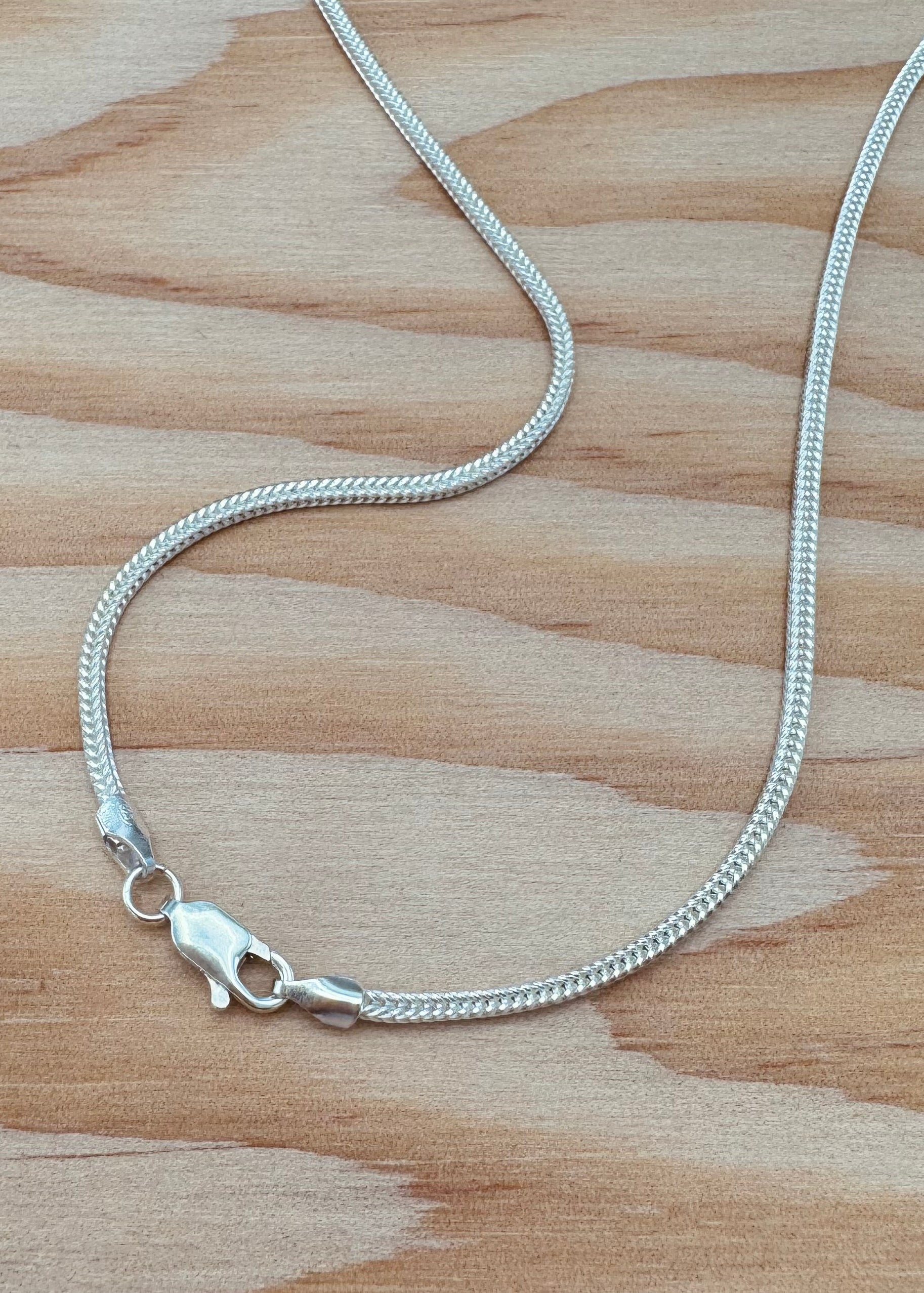 DUNTON ELLERKAMP jewelry Silver foxtail chain clasp