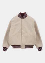 dehen 1920 mens 60's Club Jacket in Vanilla Bean wool