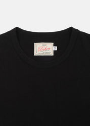 mens dehen 1920 Heavy Duty Long Sleeve Tee in Black