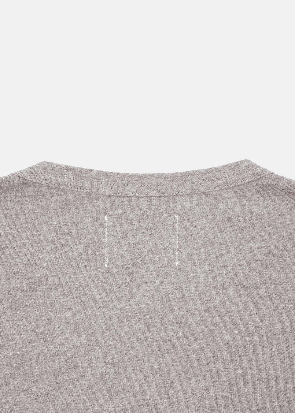 dehen 1920 Heavy Duty Long Sleeve Tee in Heather Grey