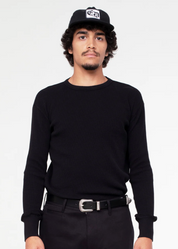 Waffle Jersey Long Sleeve Tee
