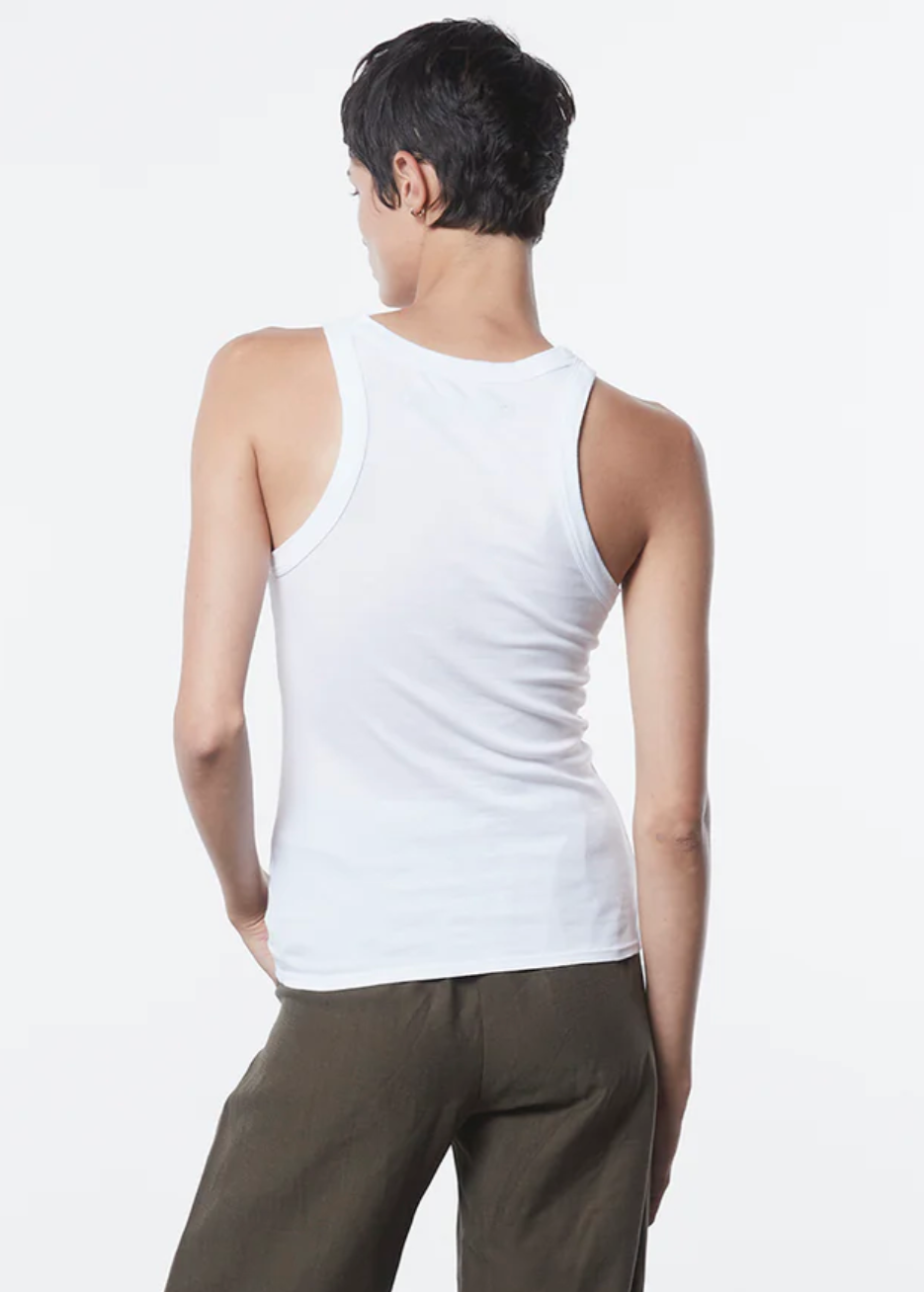 Bold Sheath Tank in White