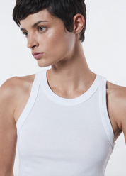 Bold Sheath Tank in White