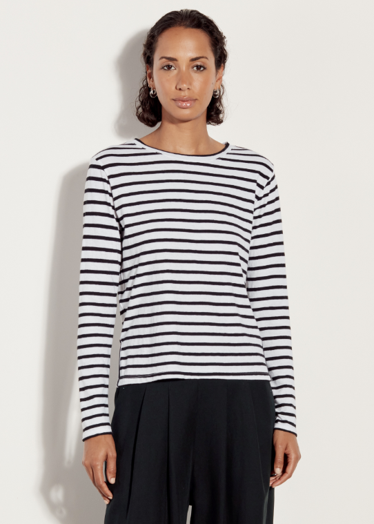 Cotton-Cashmere Breton Top