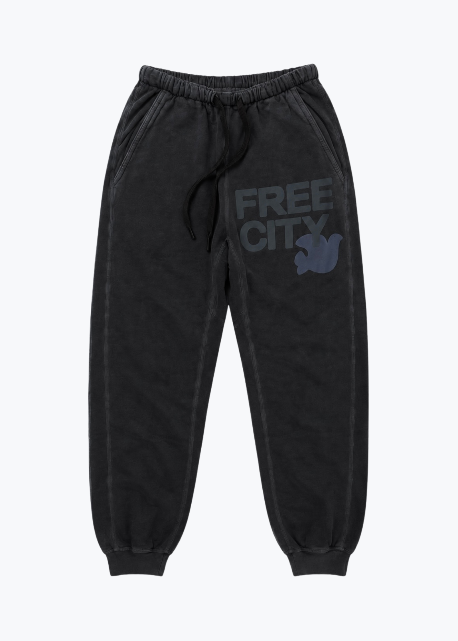 FREECITY unisex Sunfades Pocket Sweatpants in Moonshadow Powder