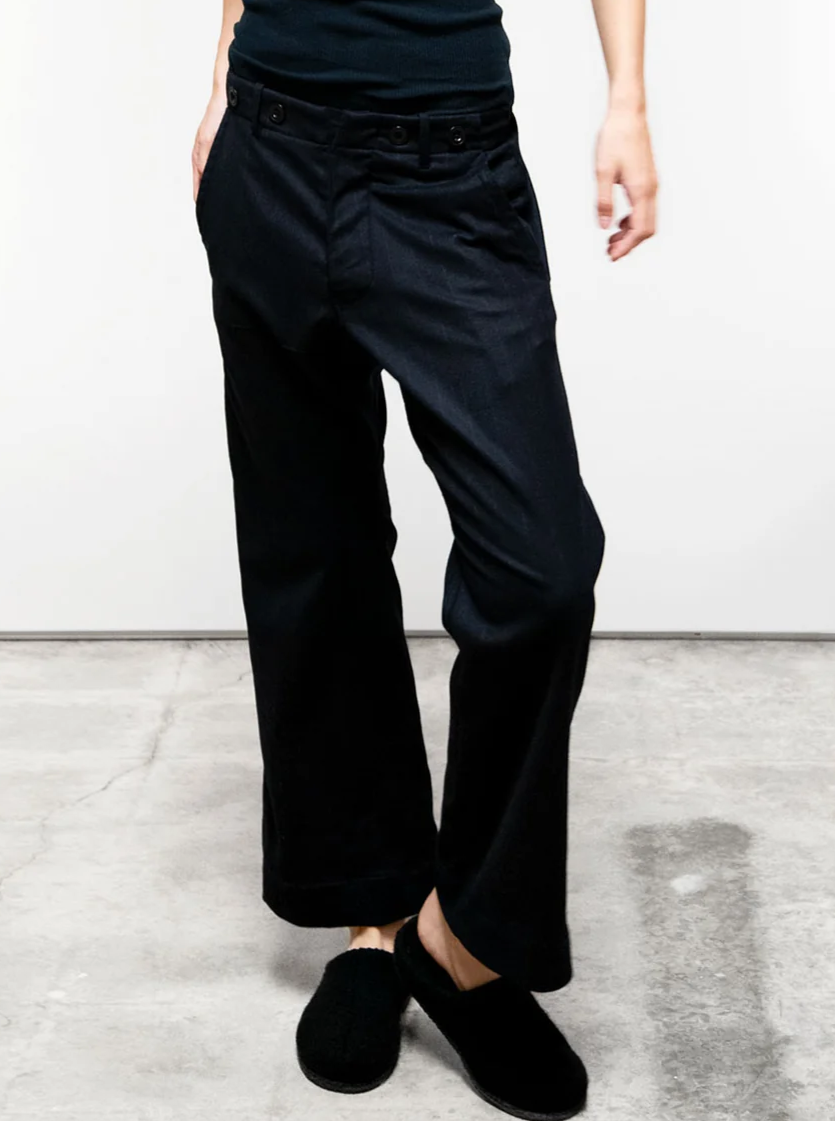 Favolamove Cashmere Blend French Sailor Pant