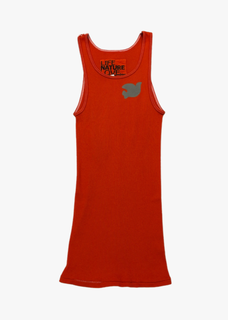 Supervintage Tank in Orange Machine