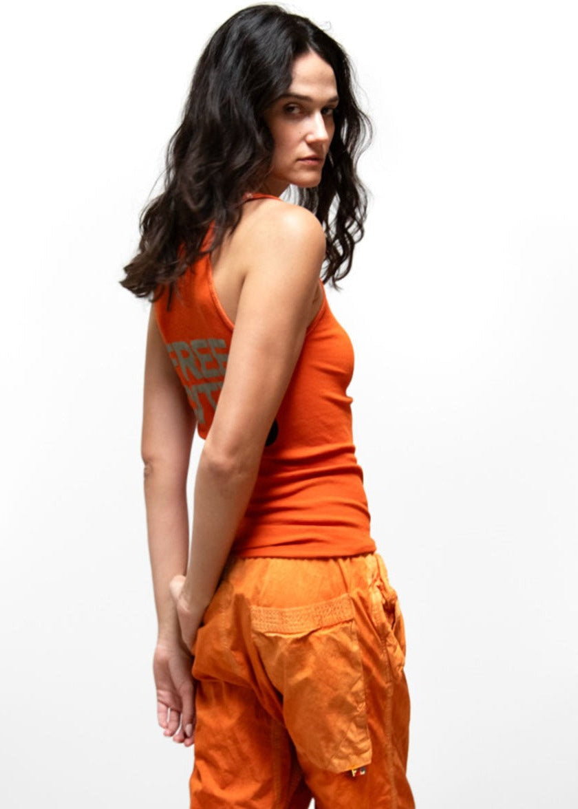 Supervintage Tank in Orange Machine