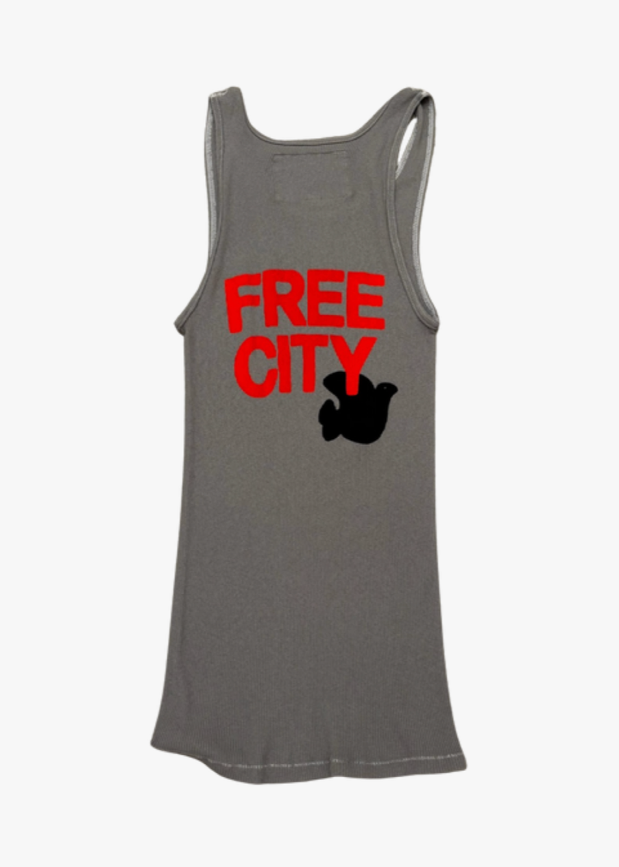Supervintage Tank in Silver Feet