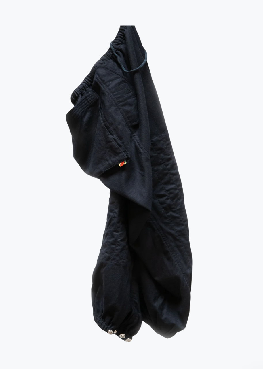Flap/Snap Wool Cashmere Pants