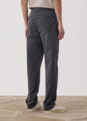 person wearing HARTFORD MENS Taylor Chino Pants in Carbon