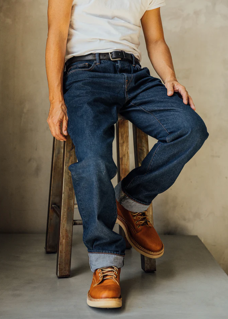 The Barrel Straight Brian 12.5oz Raw Selvedge Denim Jeans
