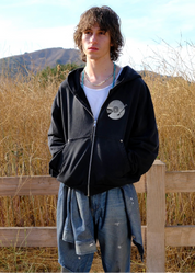 Record Zip-Up Hoodie