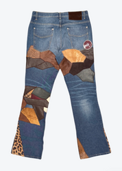 Zeppelin Patchwork Denim Jeans