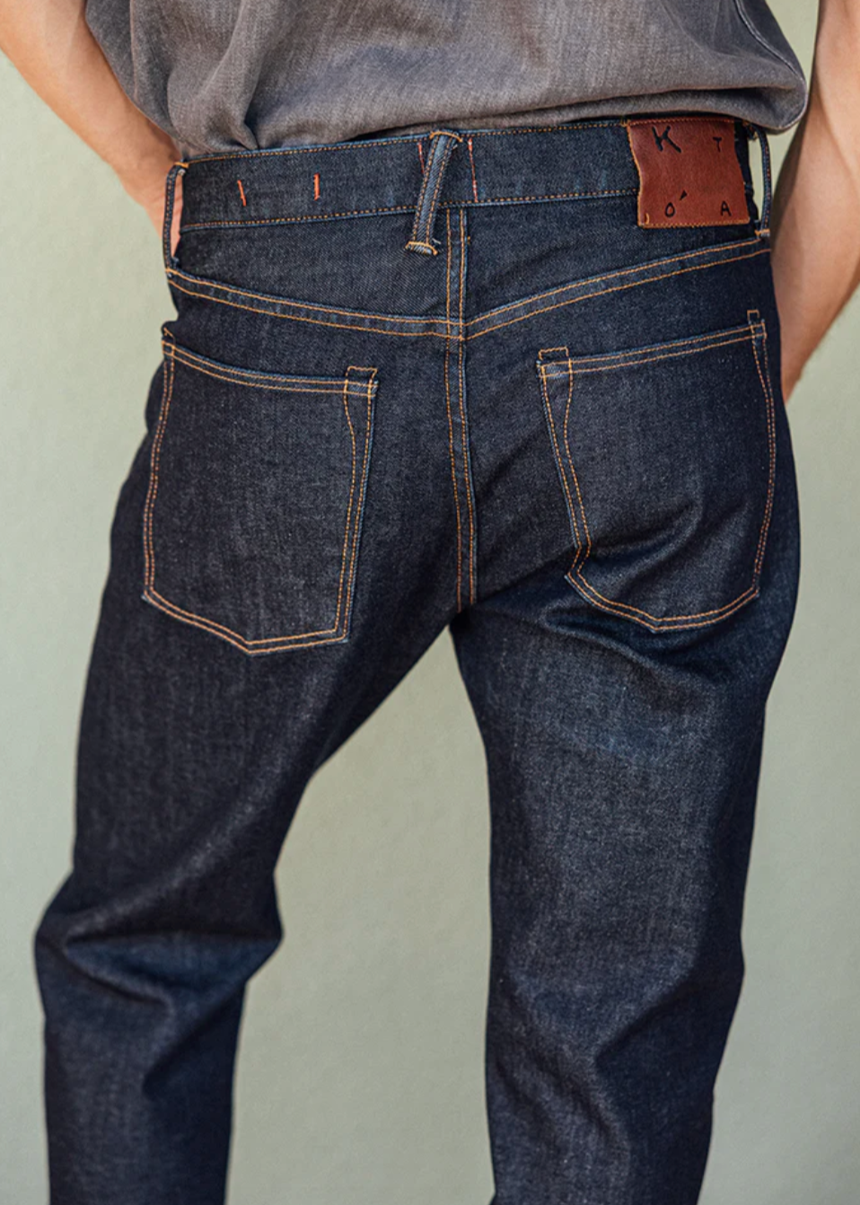 The Hammer Straight Indigo One Wash 10.5oz Stretch Selvedge Denim Jeans