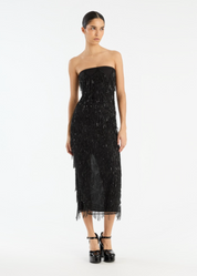 Sequined Mini Tube Dress