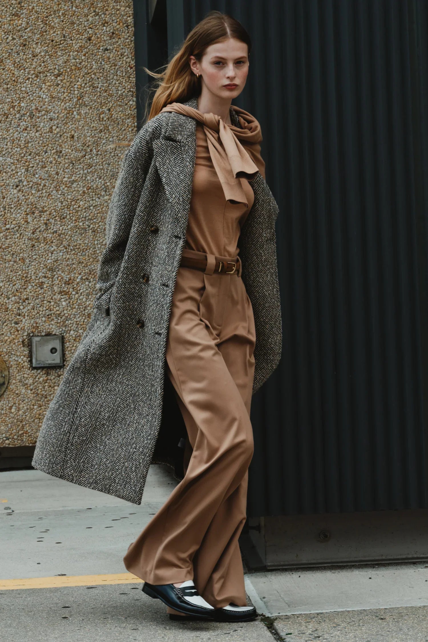 Dayana Herringbone Coat