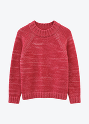 Saint Art womens Aurora Sweater mohair grenaine red