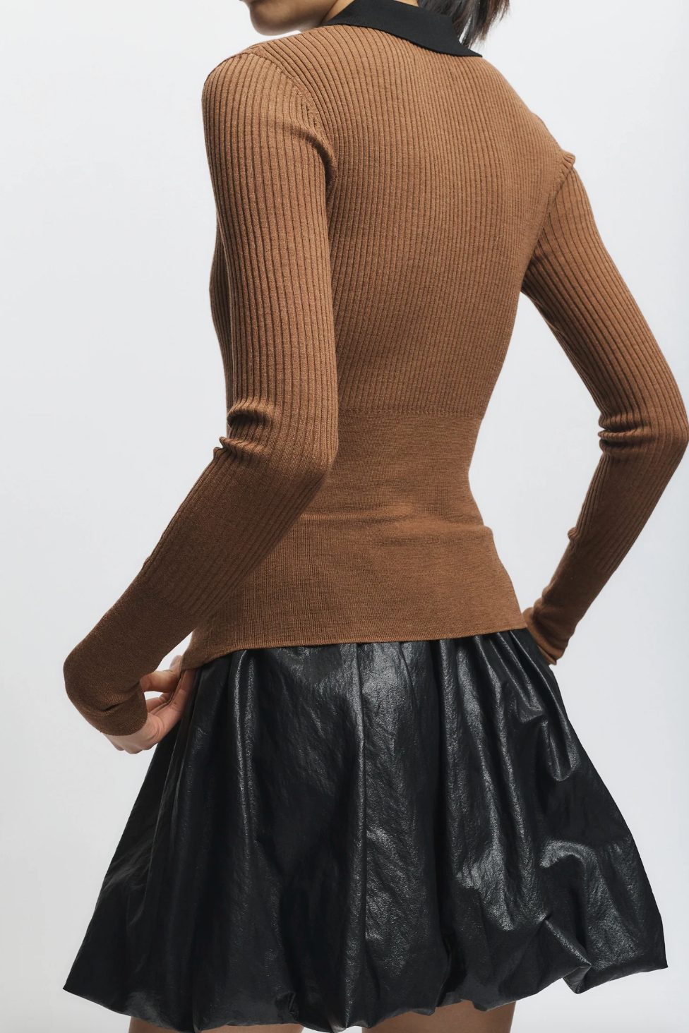 Cilian Rib Polo Sweater
